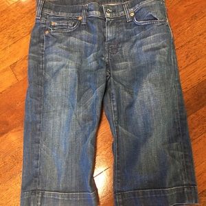 7 for all mankind cropped jeans